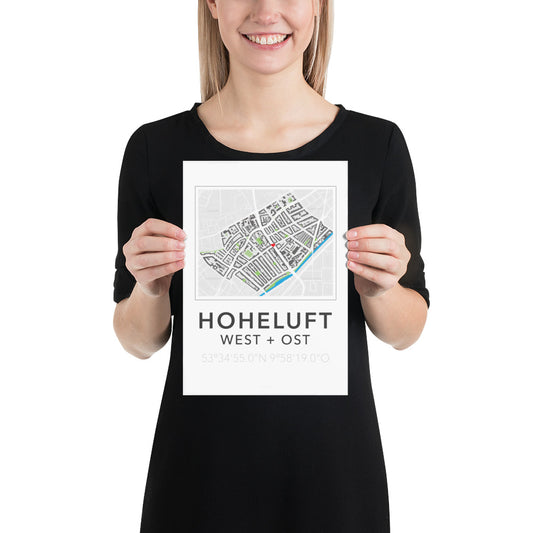 Poster Hoheluft West + Ost